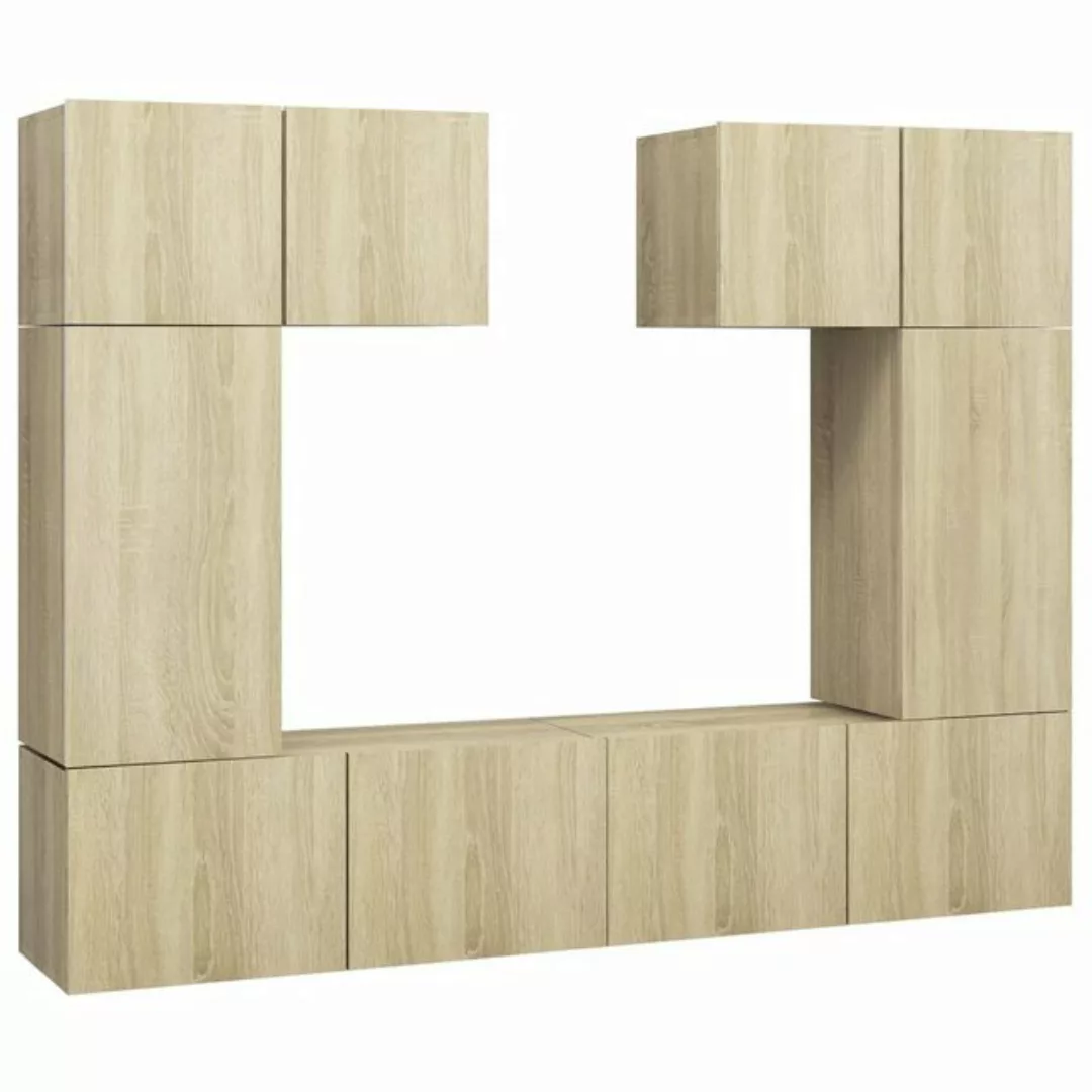 vidaXL TV-Schrank 6-tlg. TV-Schrank-Set Sonoma-Eiche Holzwerkstoff (6-St) günstig online kaufen