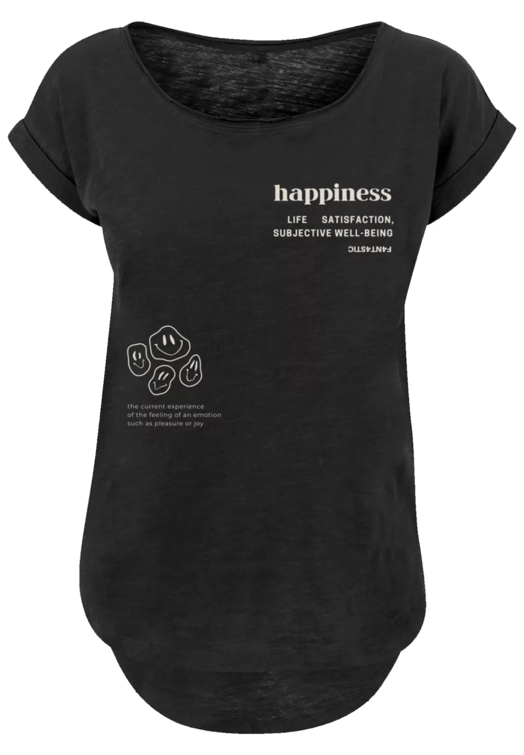 F4NT4STIC T-Shirt "PLUS SIZE happiness", Print günstig online kaufen