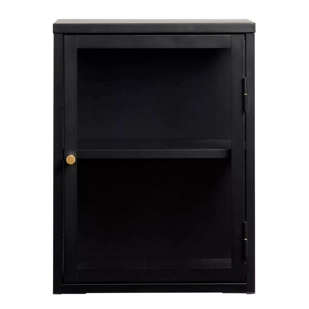 Factory Hängevitrine in Schwarz 60 cm hoch 45 cm breit günstig online kaufen