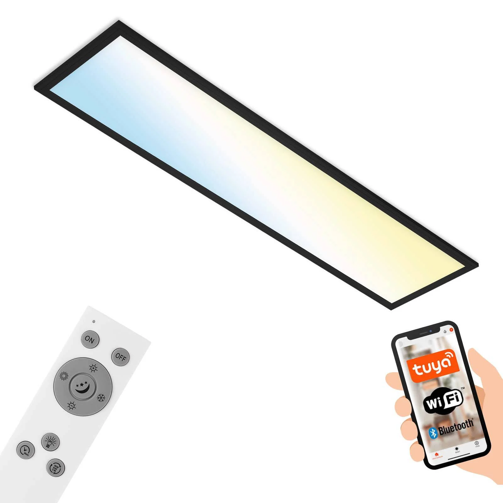 LED-Deckenlampe Piatto S WiFi Bluetooth CCT Fernb. günstig online kaufen