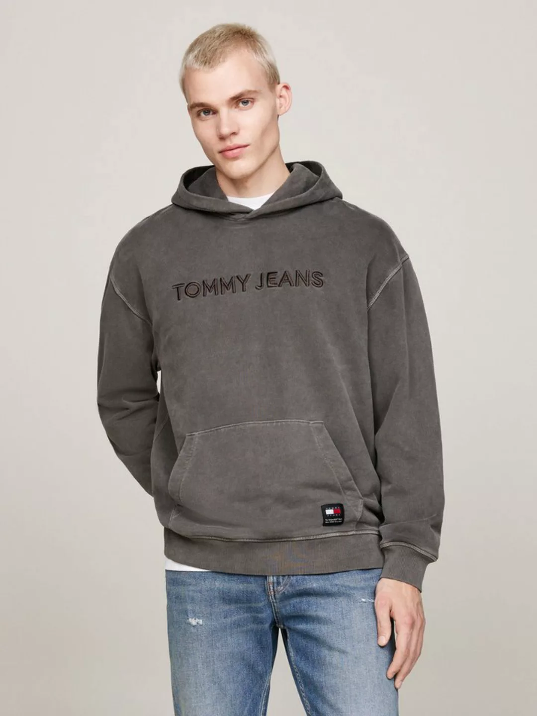 Tommy Jeans Hoodie TJM RLX L CLASSIC HOODIE in gewaschener Optik günstig online kaufen