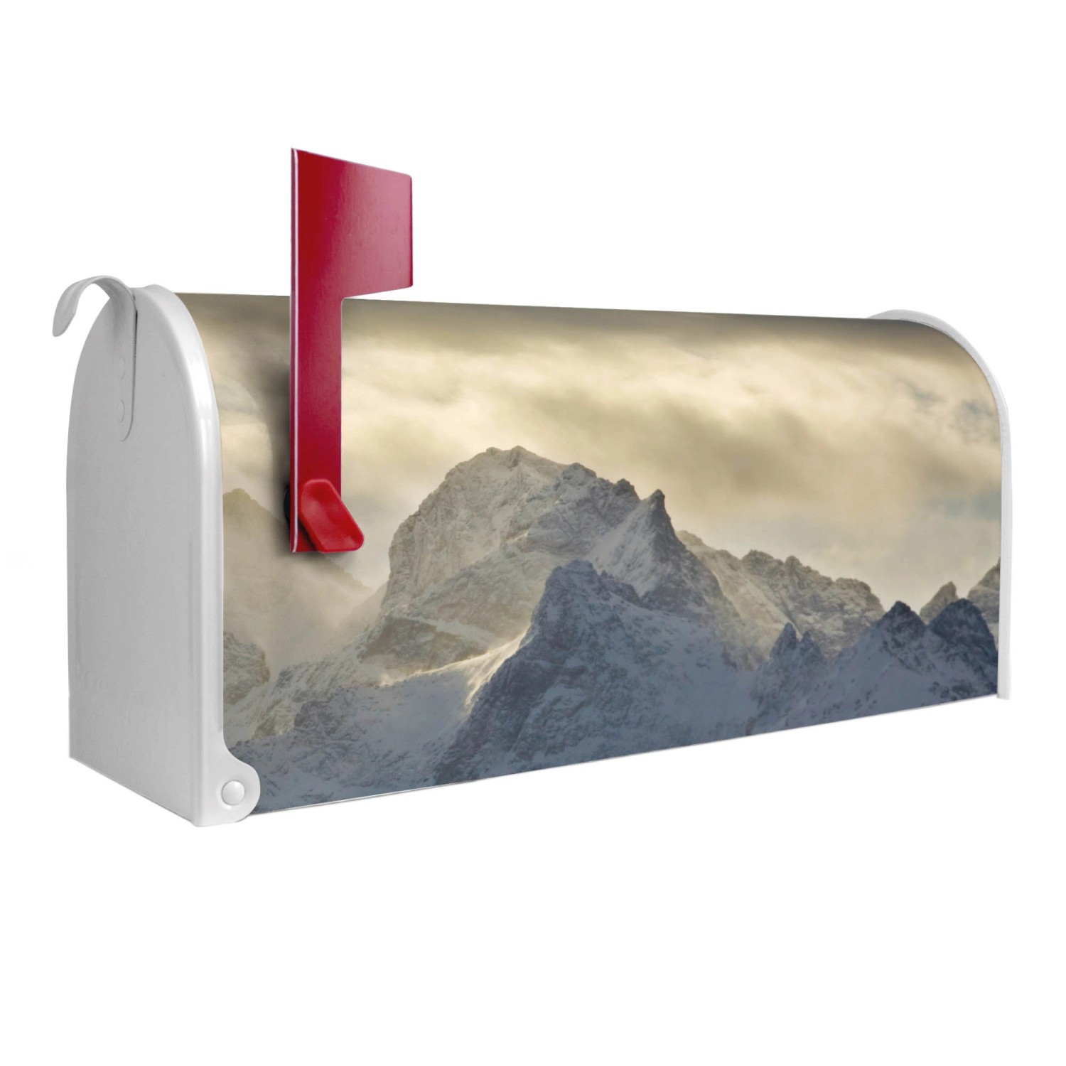 Banjado Amerikanischer Briefkasten Weiß 48x22x16cm US Mailbox Letterbox Pos günstig online kaufen