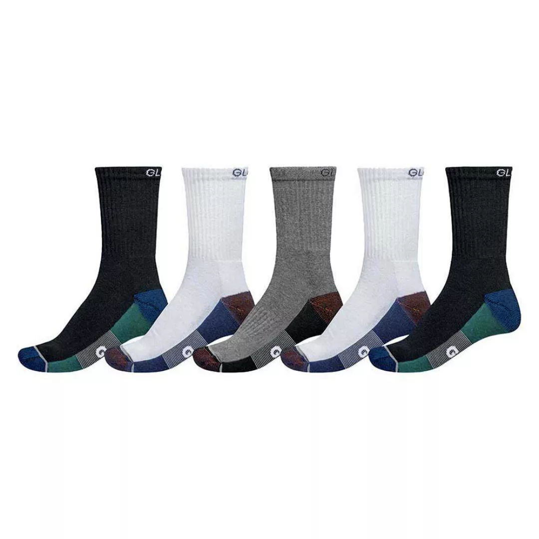 Globe Evan Crew Sport Socken EU 39-44 1/2 White / Navy / Black günstig online kaufen