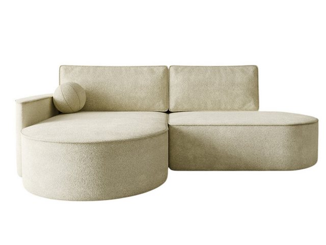 Compleo Ecksofa L MORENO, Designer Couch L, Exklusives Ecksofa, Cord, Velve günstig online kaufen