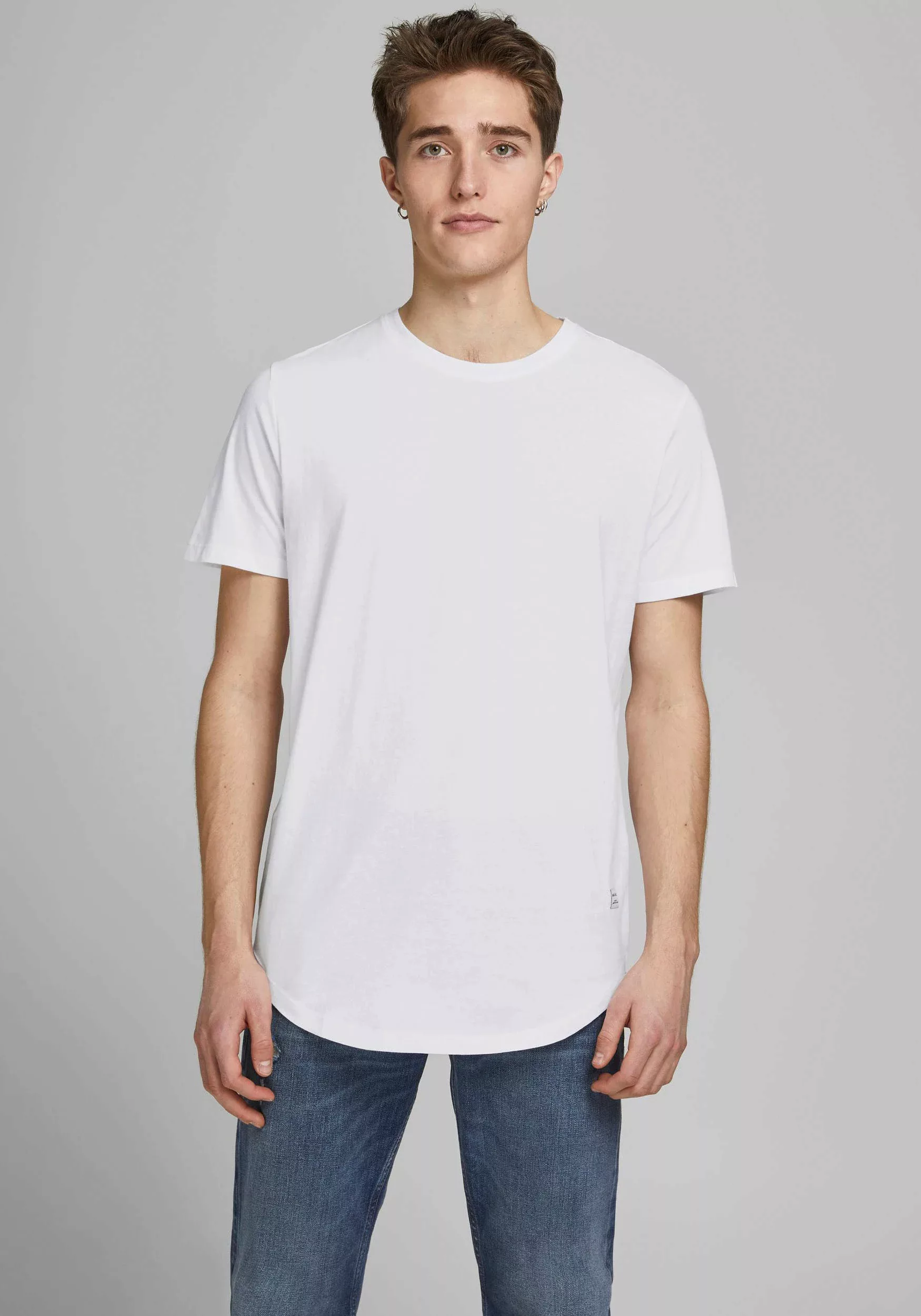 Jack & Jones Herren Rundhals T-Shirt JJENOA 3er PACK - Regular Fit günstig online kaufen