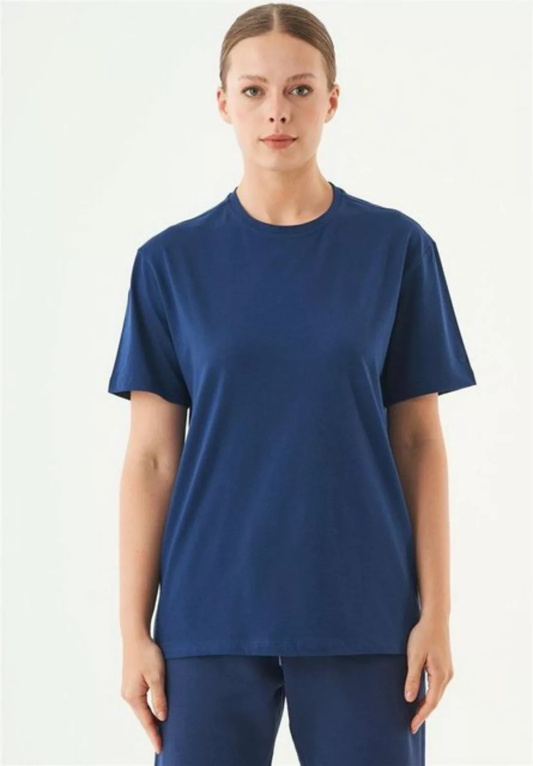 ORGANICATION T-Shirt Tillo-Unisex Basic T-Shirt in Navy günstig online kaufen