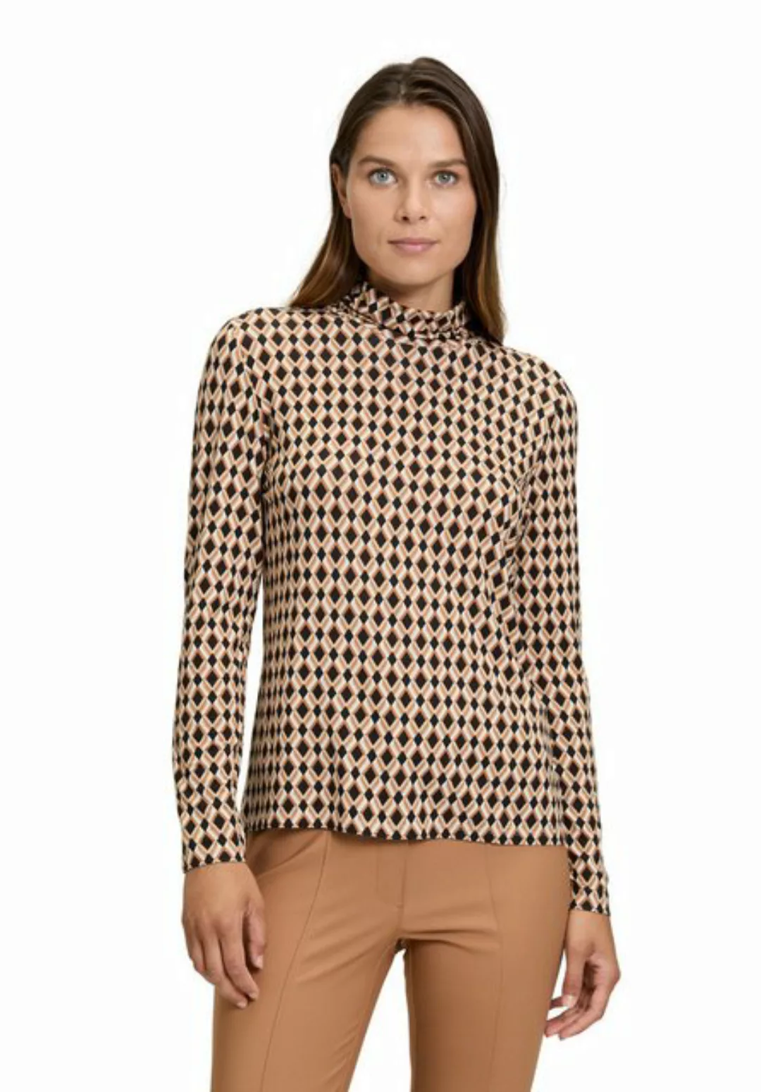 Betty Barclay Kurzarmshirt Betty Barclay Rollkragenshirt langarm (1-tlg) Mu günstig online kaufen