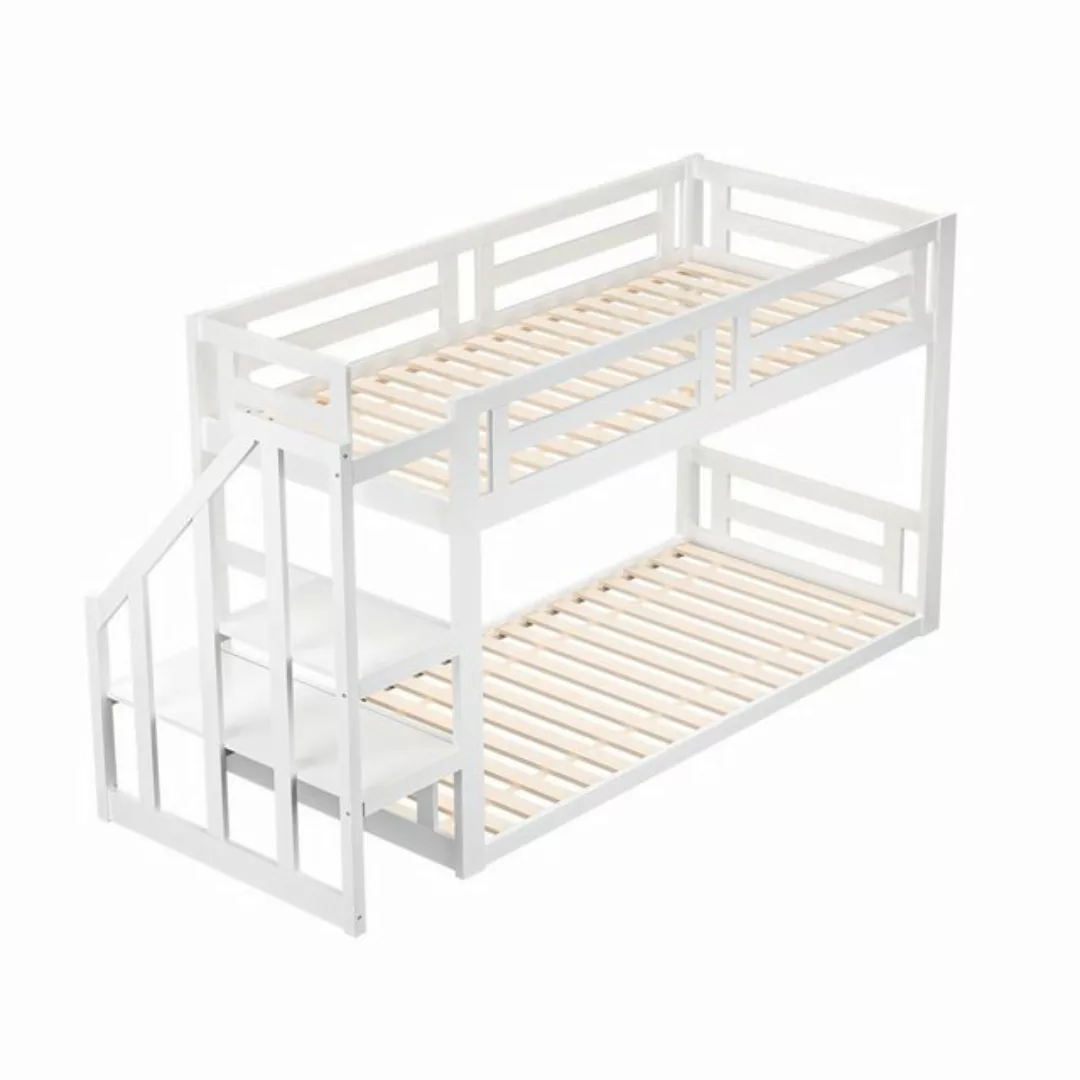 REDOM Etagenbett Holzbett Kinderbett Etagenbett Gästebett 90*200cm (mit Sic günstig online kaufen