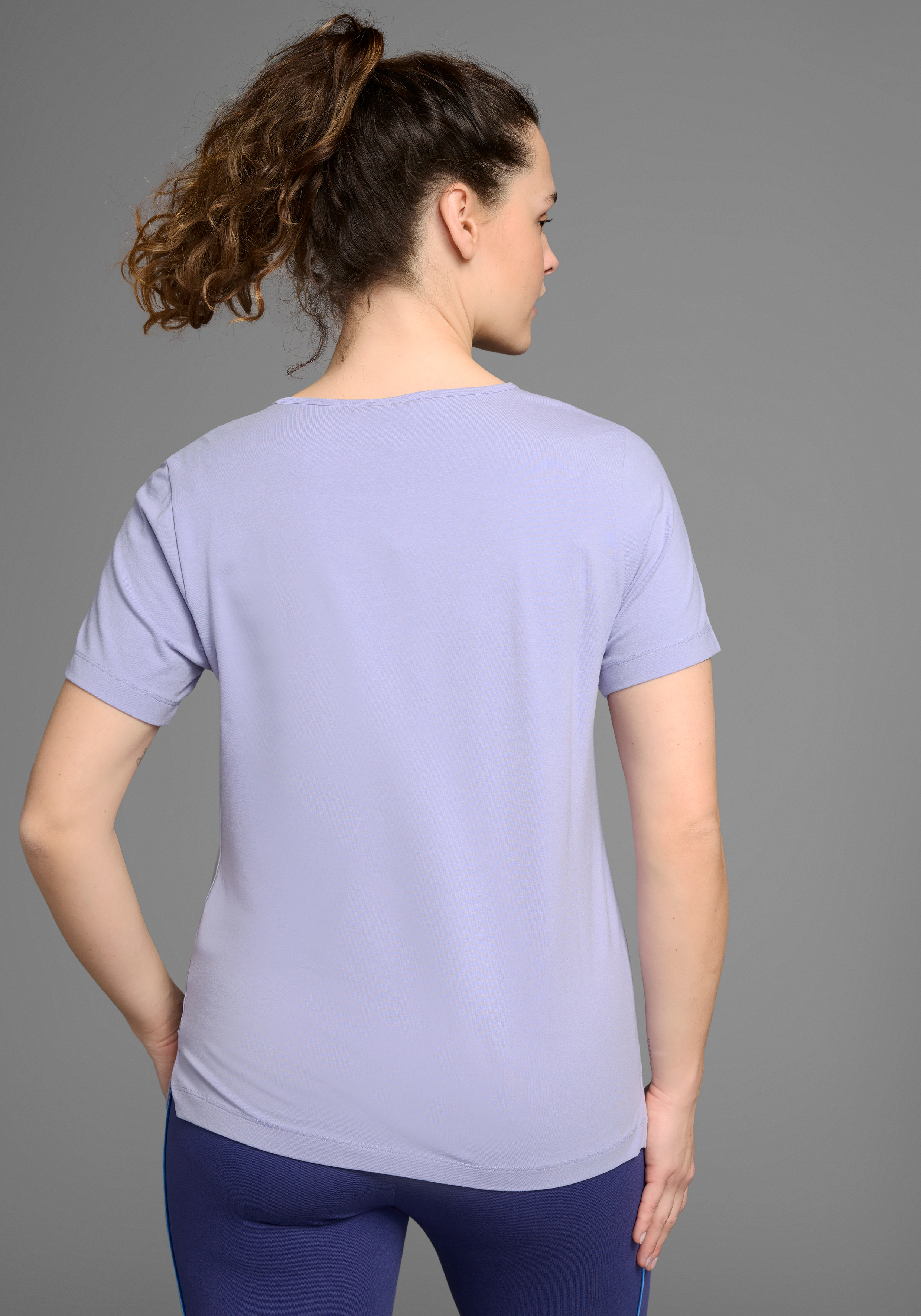 KangaROOS T-Shirt, Kurzarm, figurumspielend, unifarben, Rundhalsausschnitt, günstig online kaufen