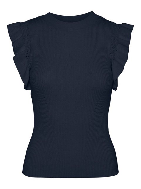 Vero Moda Kurzarmpullover VMMALOU SL O-NECK TOP GA günstig online kaufen