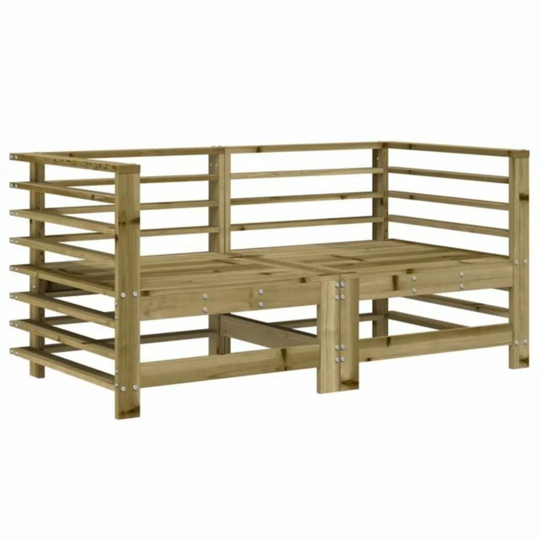 vidaXL Loungesofa Garten-Ecksofas 2 Stk. Kiefernholz Imprägniert, 1 Teile günstig online kaufen