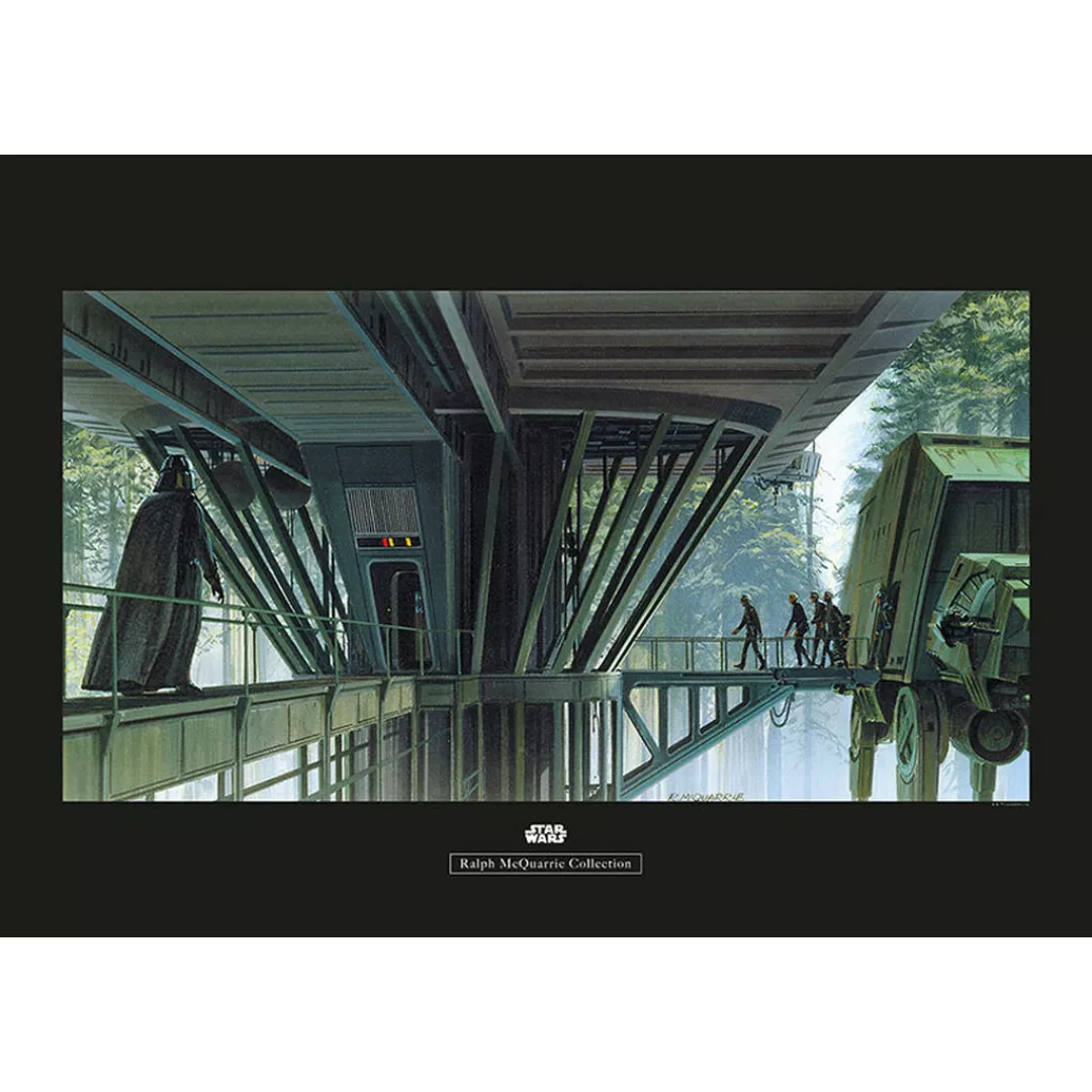 KOMAR Wandbild - Star Wars Classic RMQ Endor Dock - Größe: 70 x 50 cm mehrf günstig online kaufen