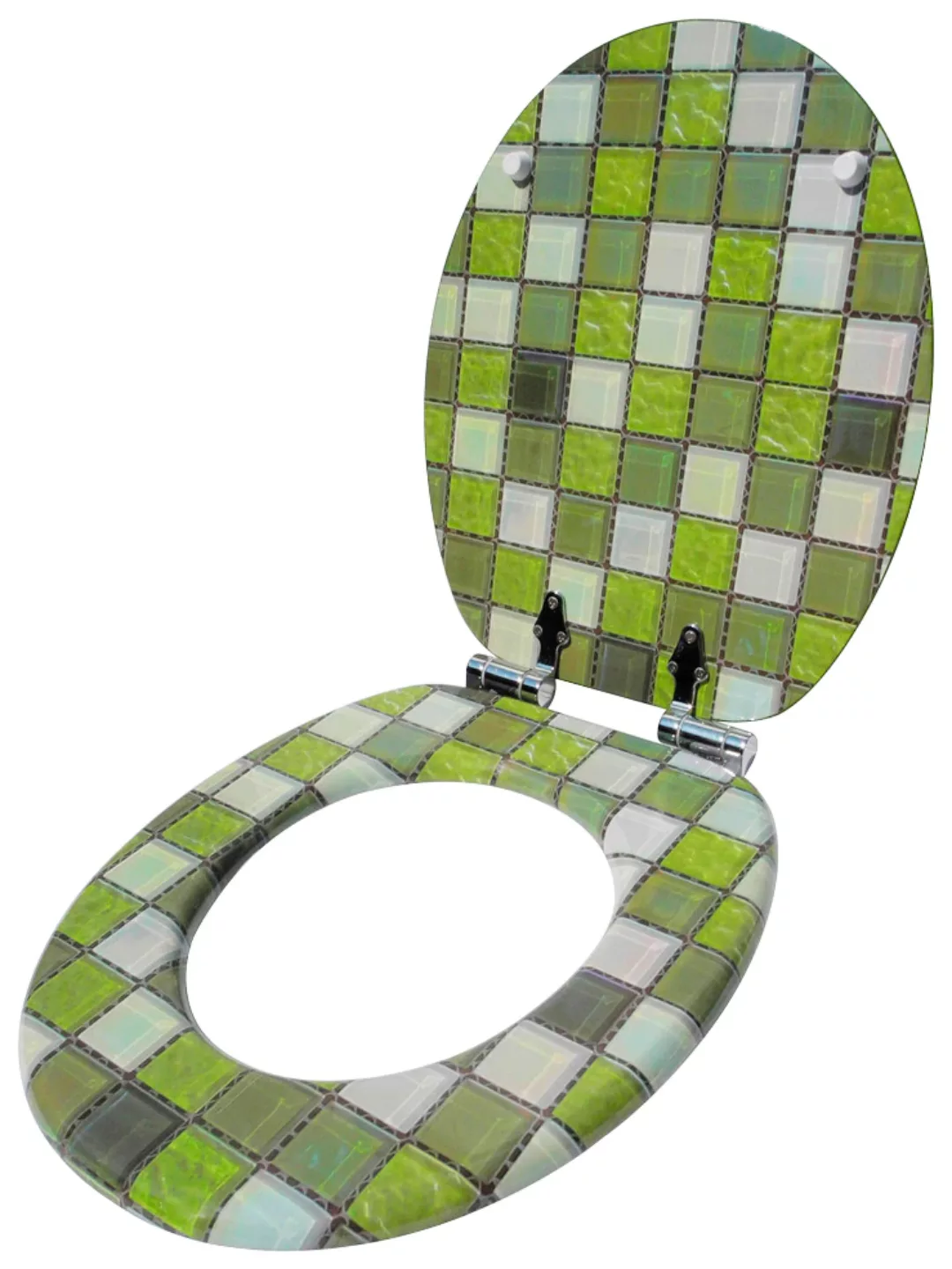 Sanilo WC-Sitz »Mosaik Grün«, mit Absenkautomatik günstig online kaufen