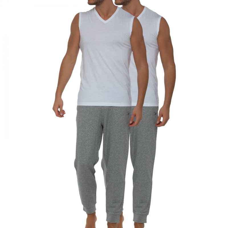 Ragman 2-er Set Shirts Nude mit V-Ausschnitt günstig online kaufen