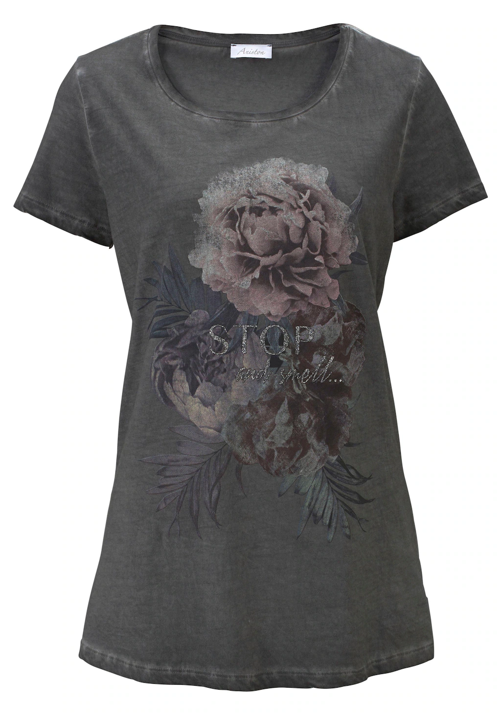 Aniston CASUAL T-Shirt, mit Oil dyed-Waschung günstig online kaufen