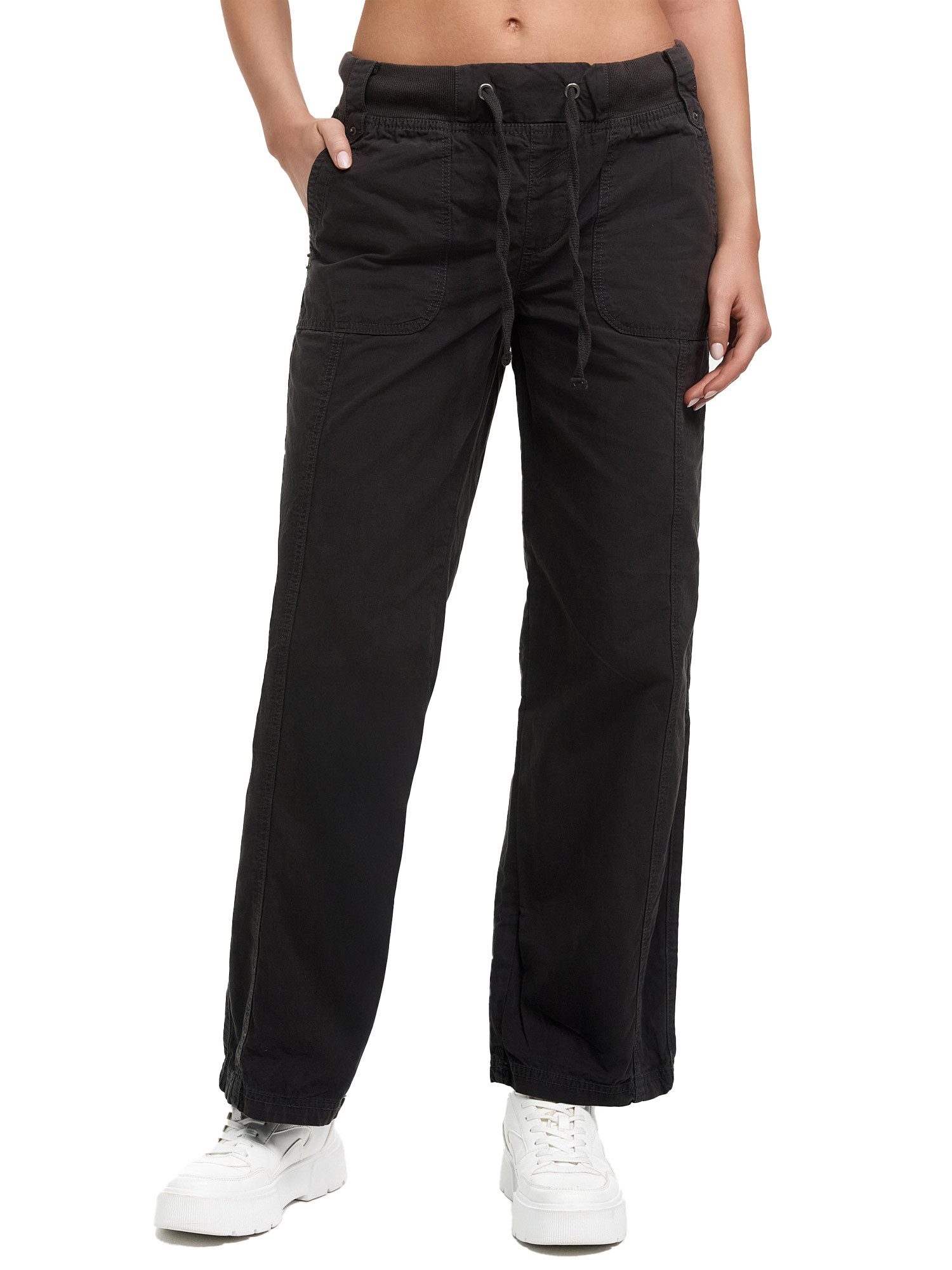 Tazzio Stoffhose Straight Fit F601 Wide günstig online kaufen