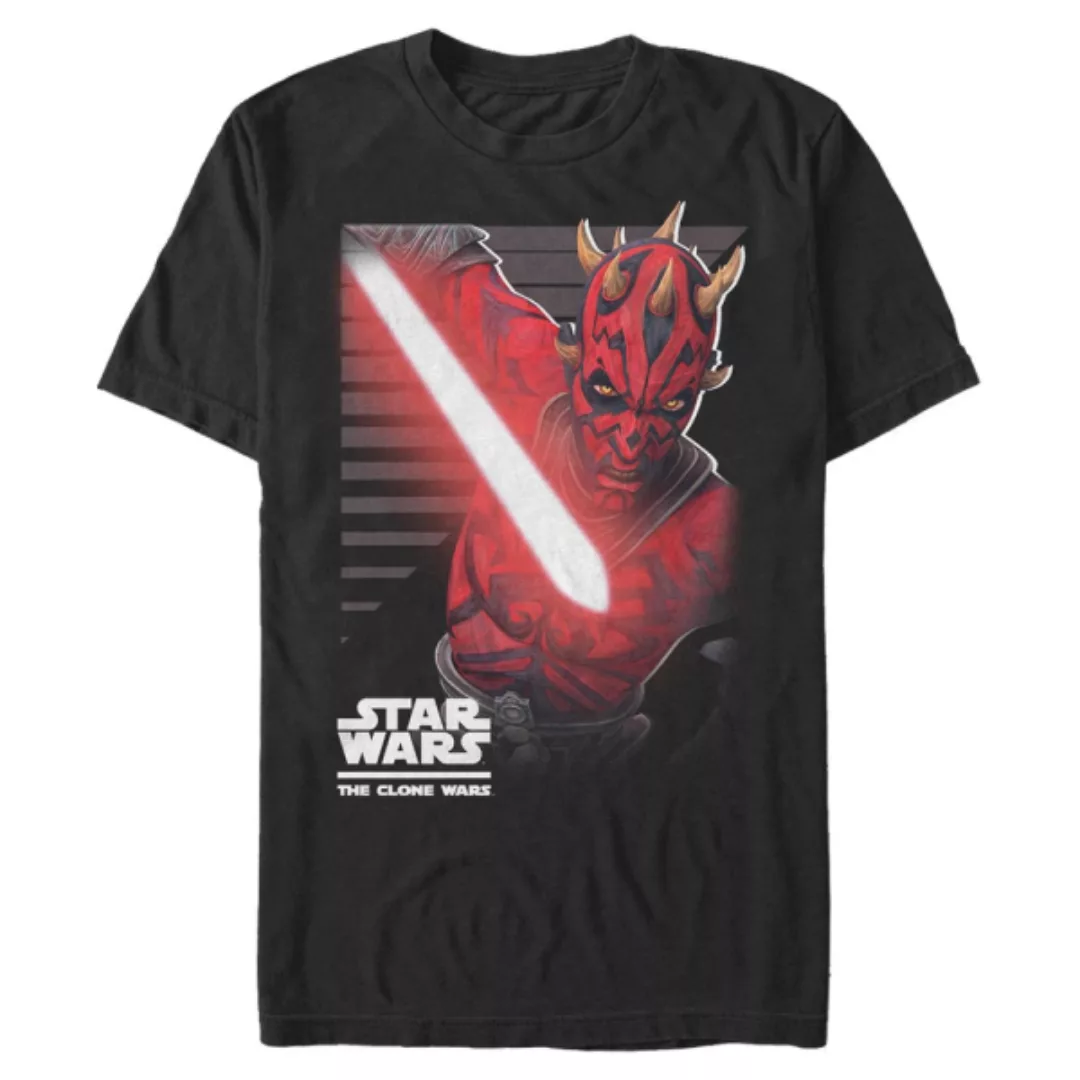 Star Wars - The Clone Wars - Darth Maul Maul Strikes - Männer T-Shirt günstig online kaufen