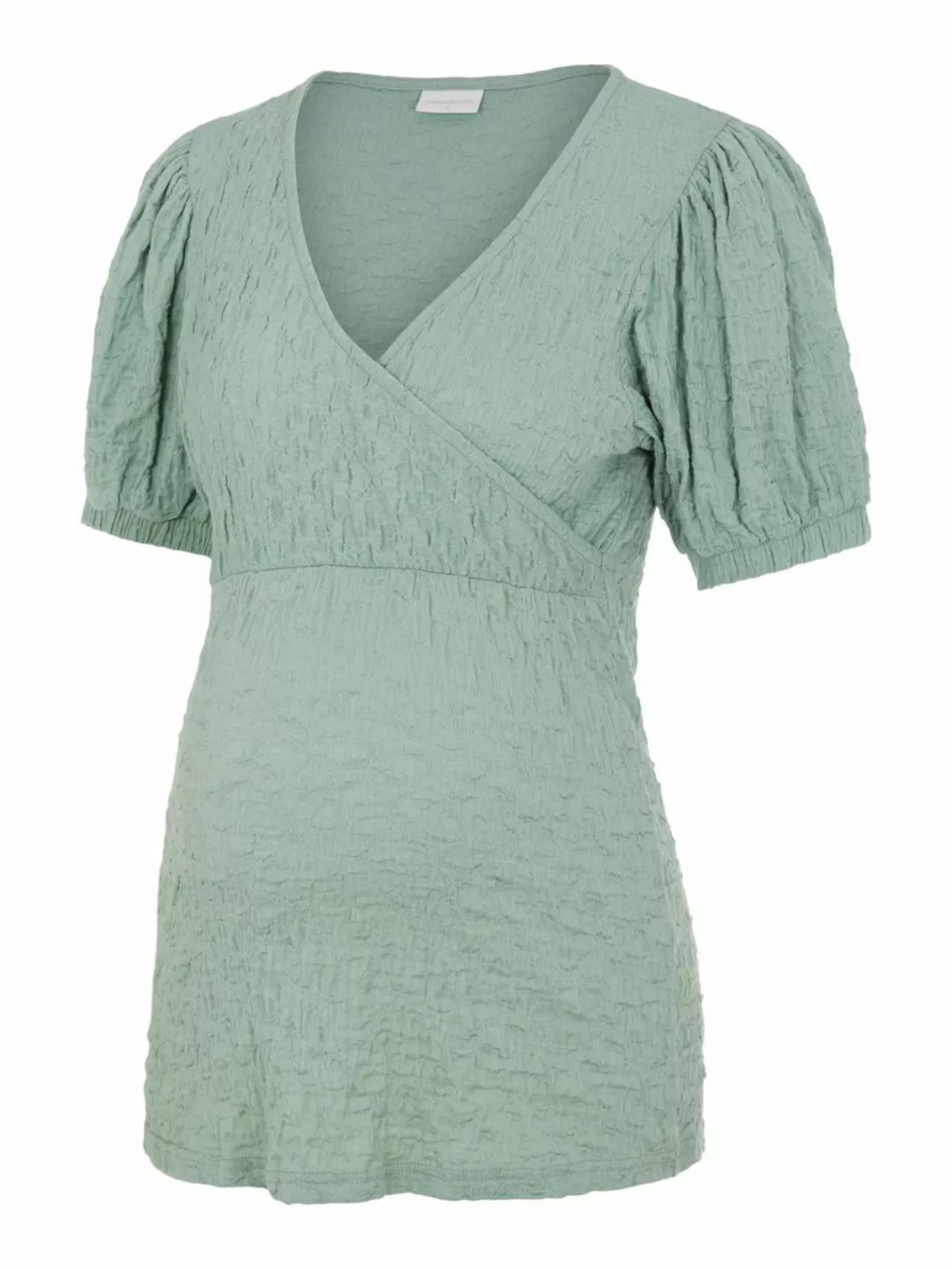 MAMA.LICIOUS Mlane Still-bluse Mit Kurzen Ärmeln Damen Grün günstig online kaufen