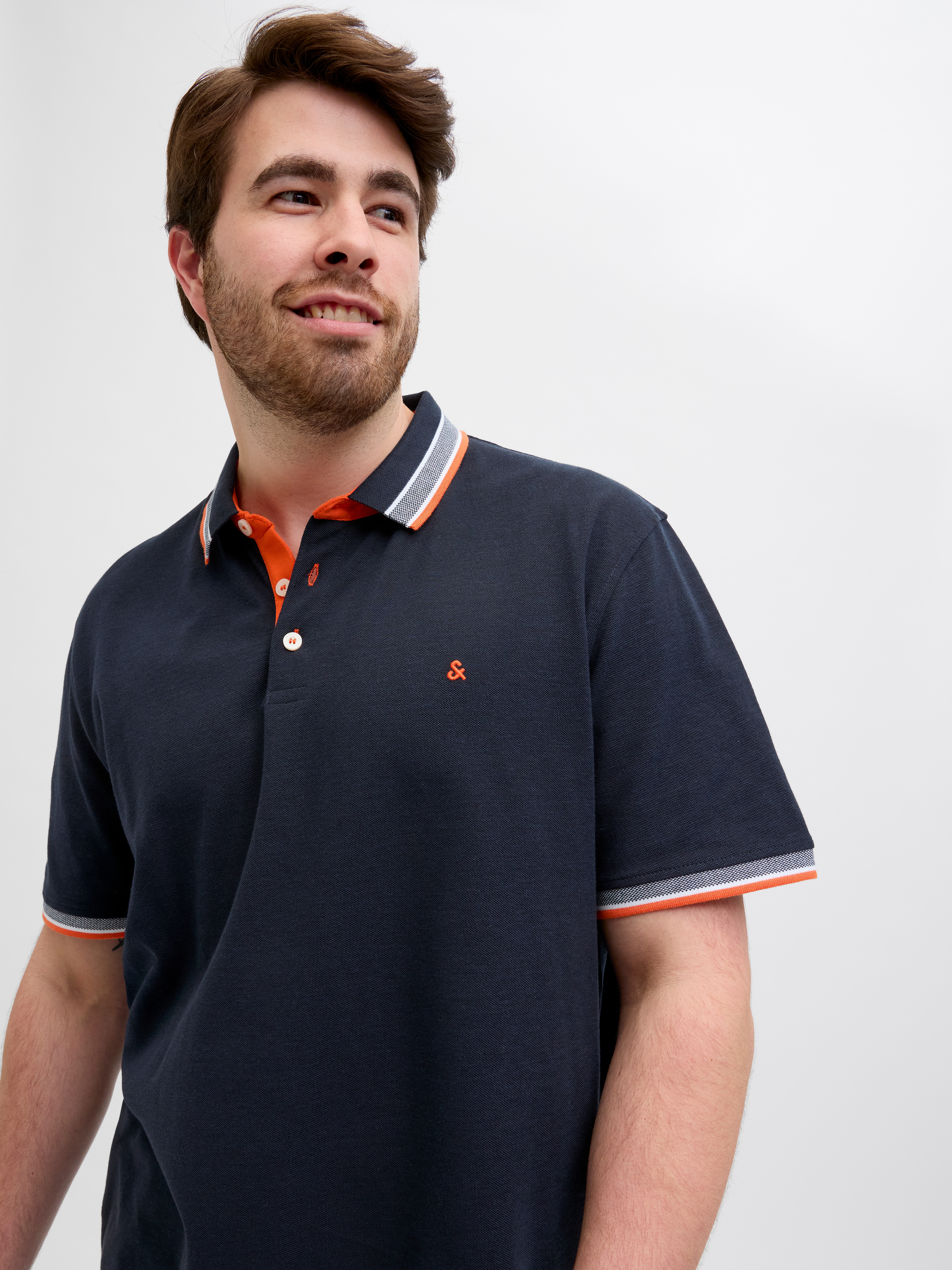 Jack & Jones PlusSize Poloshirt "JJEPAULOS POLO SS NOOS PLS", mit Logo Stic günstig online kaufen