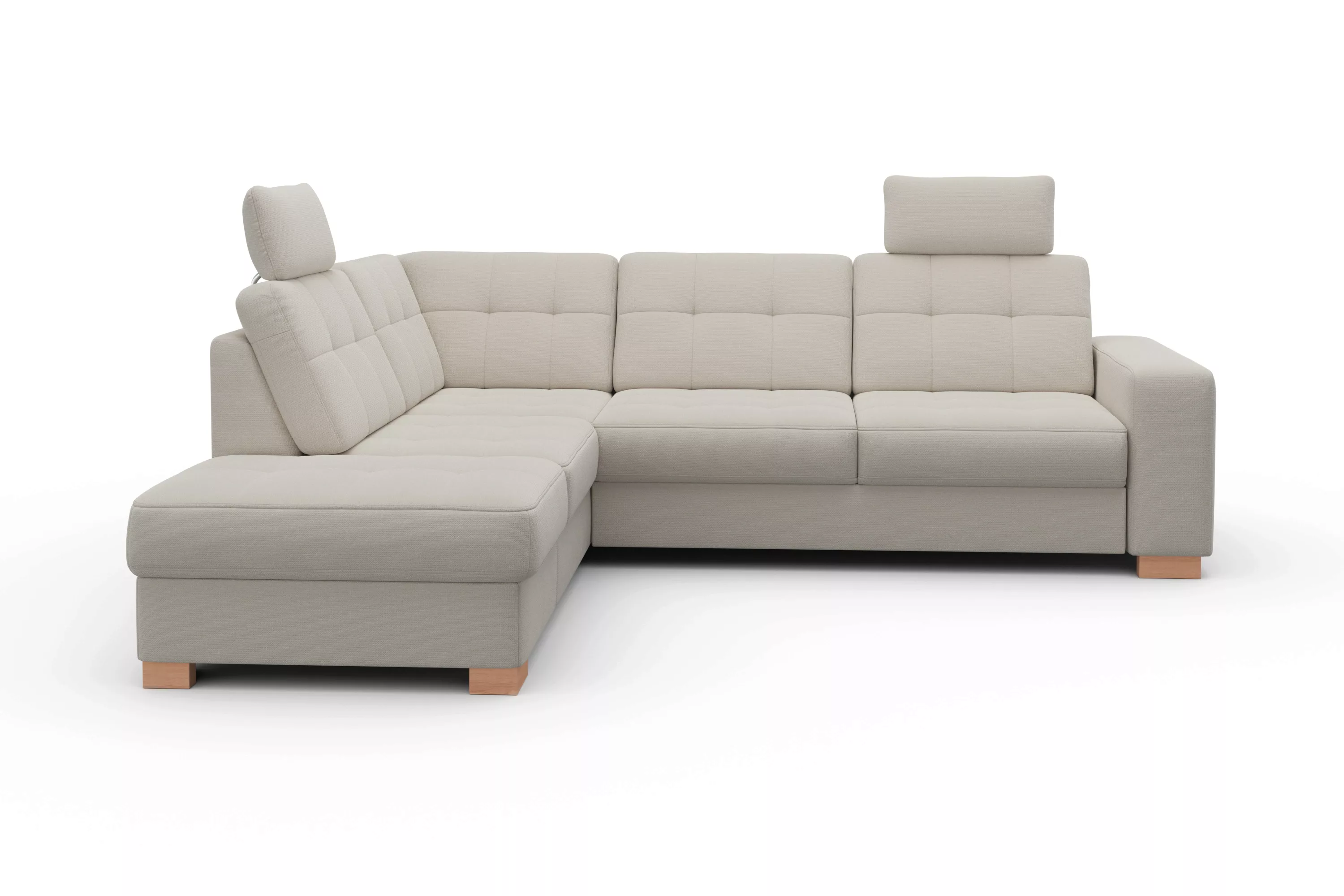 sit&more Ecksofa »Quincy L-Form«, wahlweise mit Bettfunktion und Bettkasten günstig online kaufen