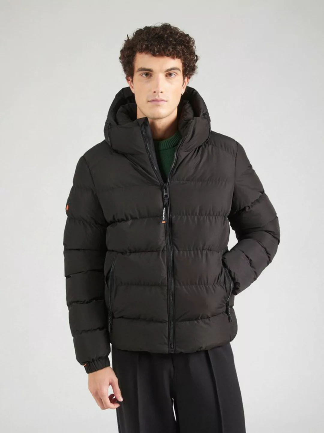 Superdry Steppjacke "HOODED SPORTS PUFFER JACKET" günstig online kaufen