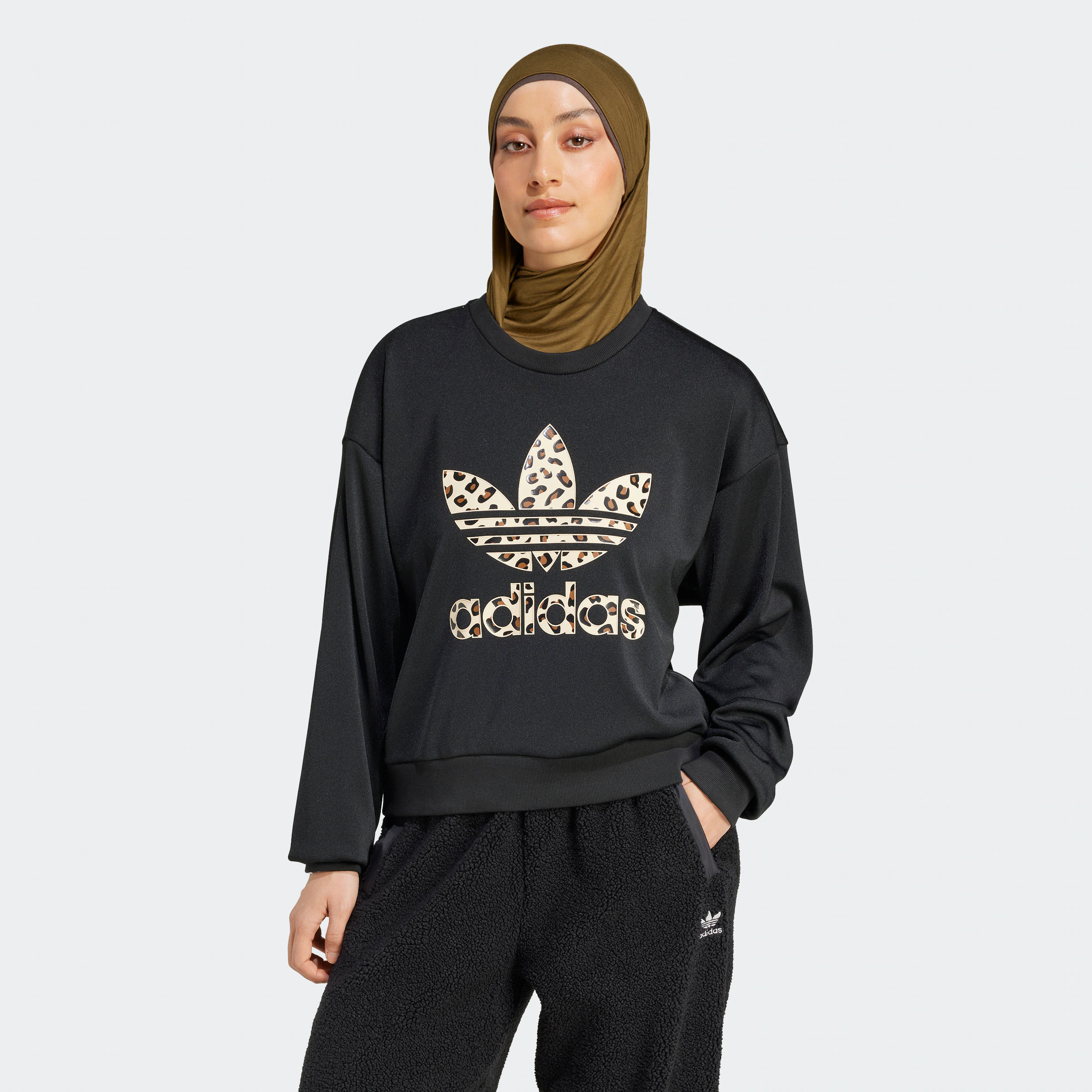 adidas Originals Sweatshirt "LEOPARD SWEAT" günstig online kaufen