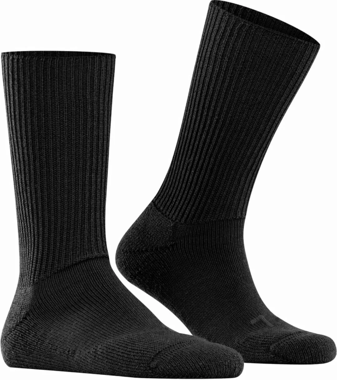 FALKE Walkie Ergo Socken, 46-48, Schwarz, Uni, Schurwolle, 16480-300005 günstig online kaufen