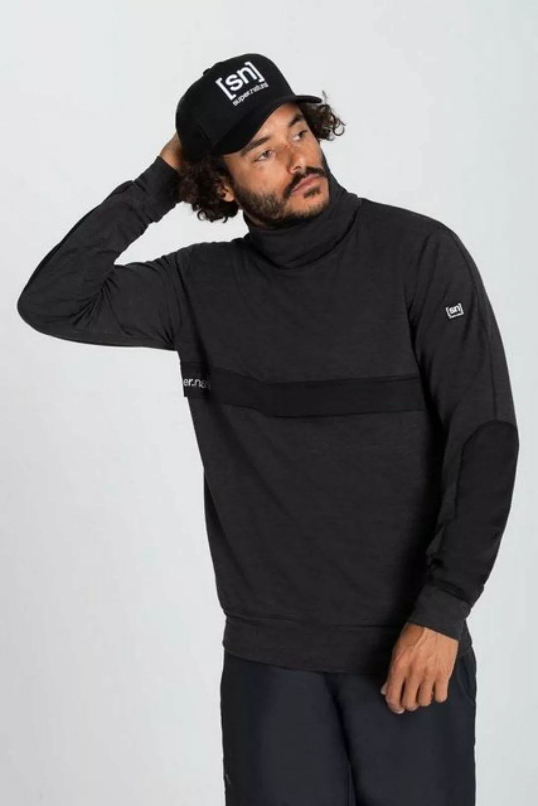 SUPER.NATURAL Sweatshirt für Herren, Merino ALPINE TURTLENECK weich, mit Ro günstig online kaufen