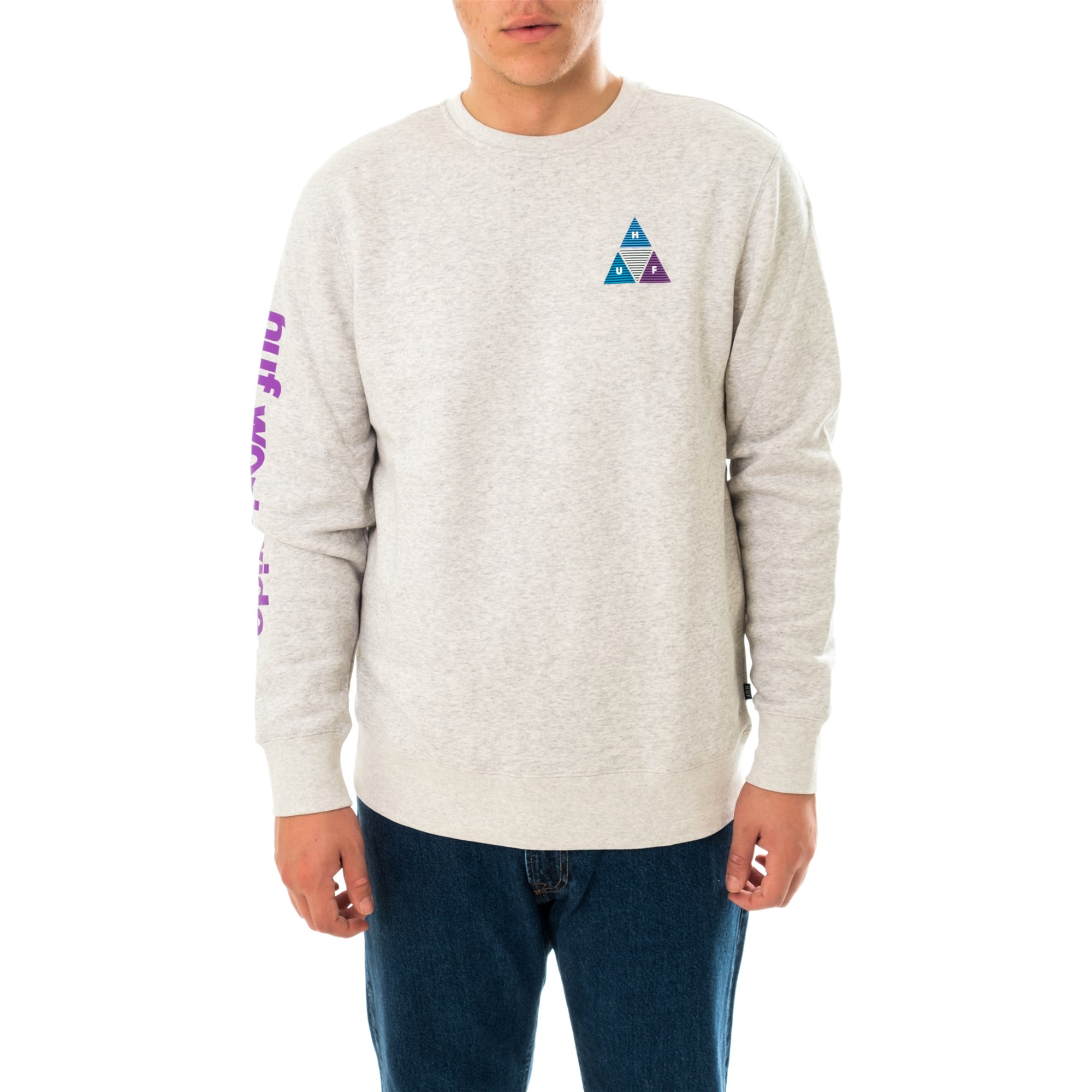 huf Sweatshirts Herren grau Misto günstig online kaufen