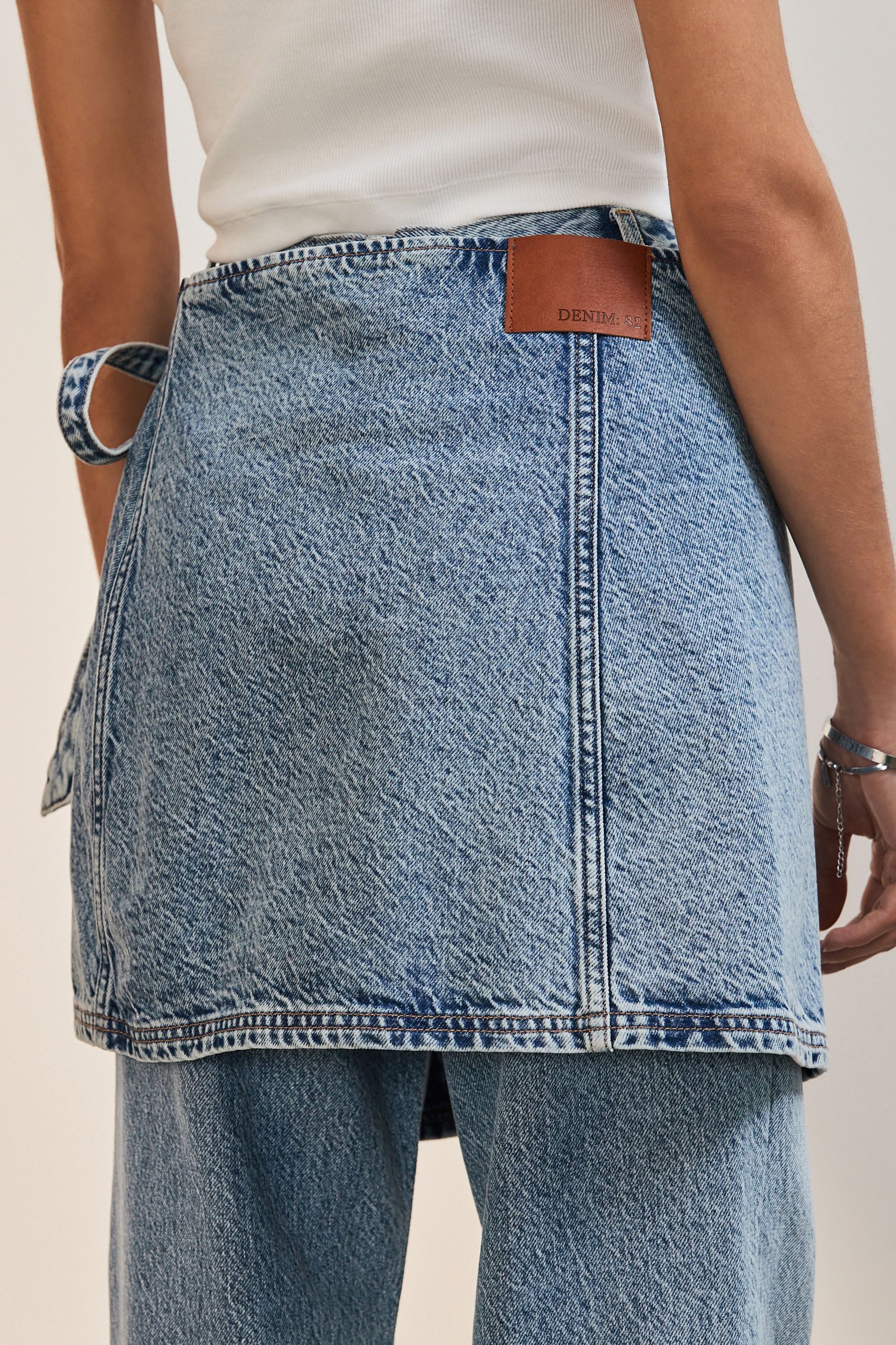 Next Jeansrock Jeans-Wickelrock in Minilänge aus günstig online kaufen