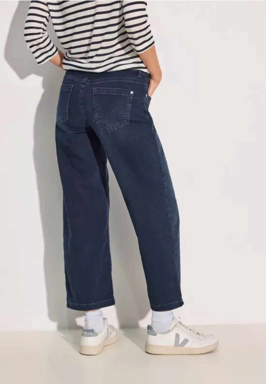 Cecil Weite Jeans NEELE BLUE BLA im Five-Pocket Style günstig online kaufen