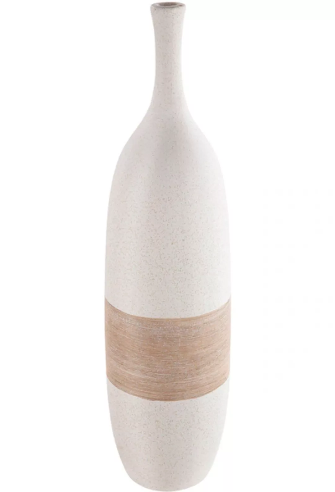 GILDE Tischvase "Flaschenvase Olbia, aus Keramik, Höhe ca. 40 cm", (1 St.) günstig online kaufen