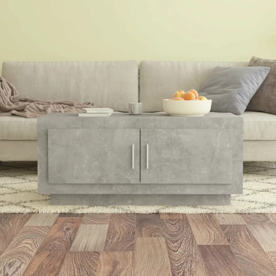 Vidaxl Couchtisch Betongrau 102x50x45 Cm Holzwerkstoff günstig online kaufen