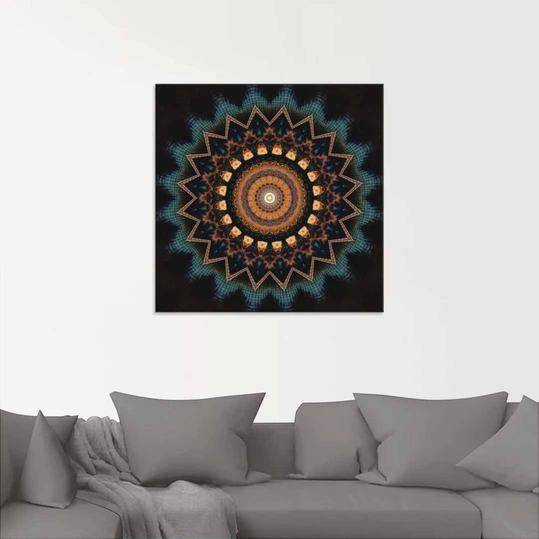 Artland Glasbild "Mandala kosmisches Bewusstsein", Muster, (1 St.) günstig online kaufen