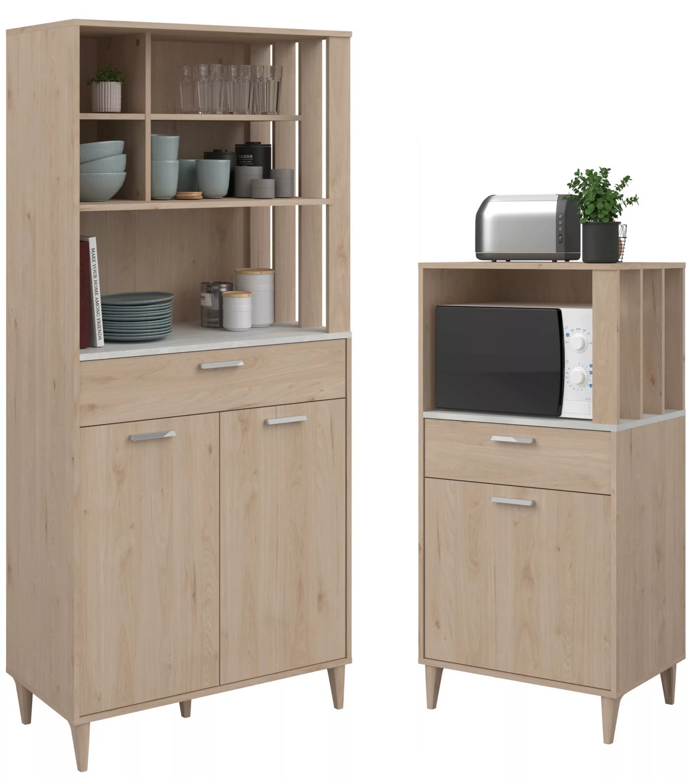 Parisot Schrank-Set "Gala 1", (Set, 2 St.), dekorative Claustra an den Seit günstig online kaufen