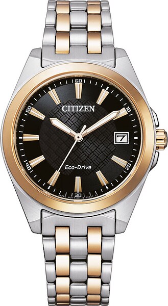 Citizen Solaruhr »EO1213-85E«, Armbanduhr, Damenuhr, Edelstahlarmband, bis günstig online kaufen