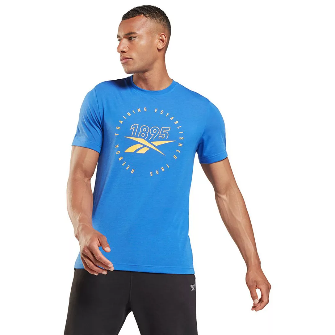 Reebok Graphic Series Training Speedwick Kurzärmeliges T-shirt L Court Blue günstig online kaufen