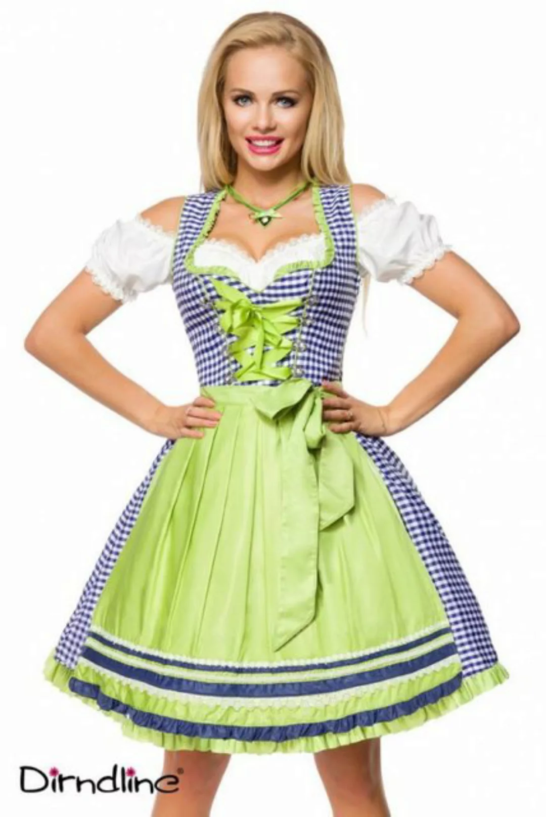 Dirndline Dirndl Wasn Dirndl Kleid Oktoberfest Tracht Wiesn Festzelt Outfit günstig online kaufen