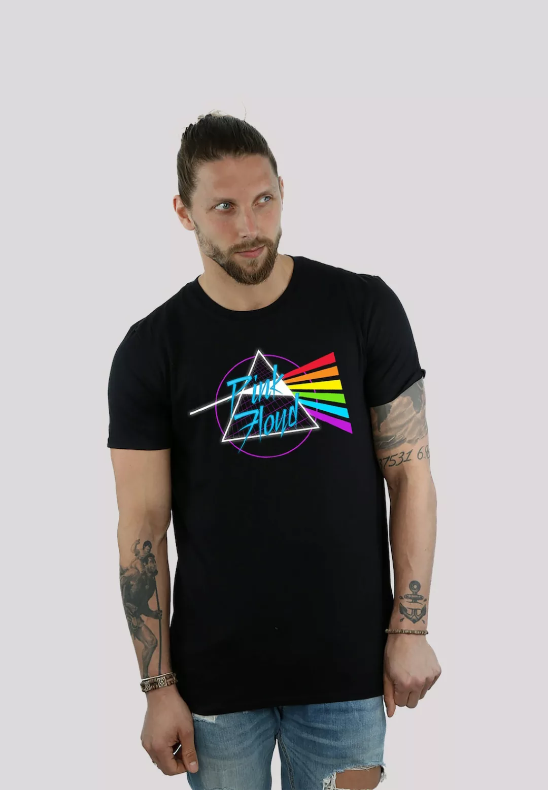 F4NT4STIC T-Shirt "Pink Floyd Neon Dark Side", Print günstig online kaufen