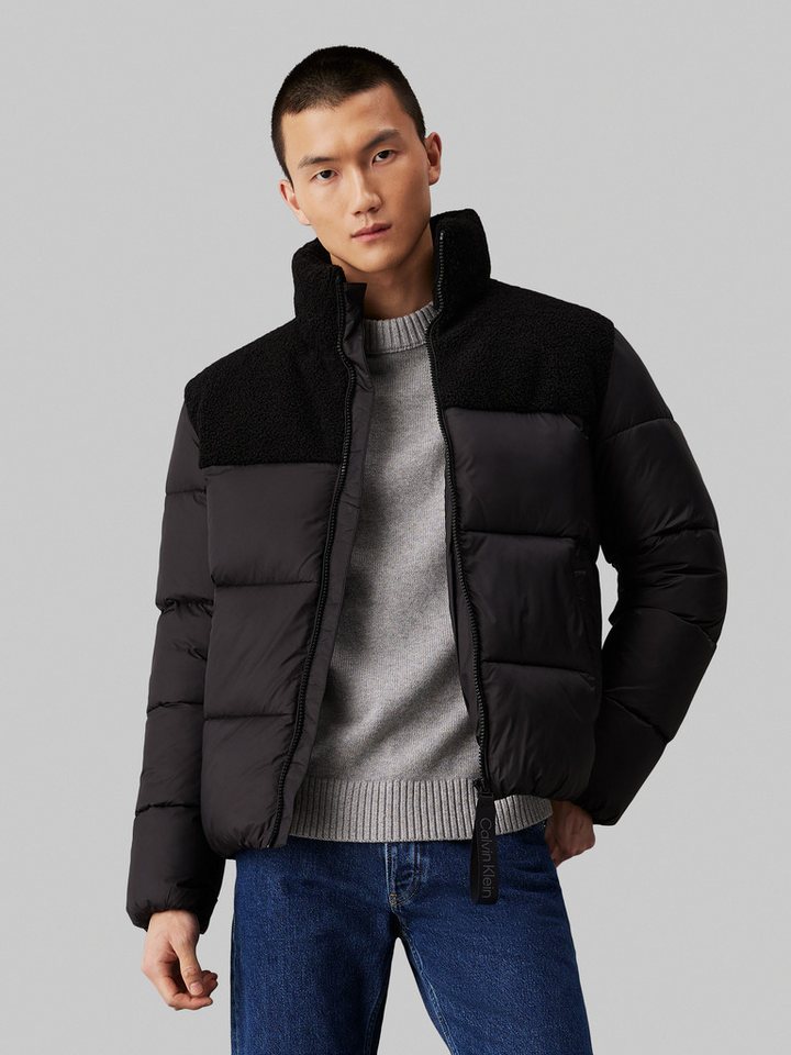 Calvin Klein Jeans Outdoorjacke SHERPA PUFFER JACKET mit Logoschriftzug günstig online kaufen