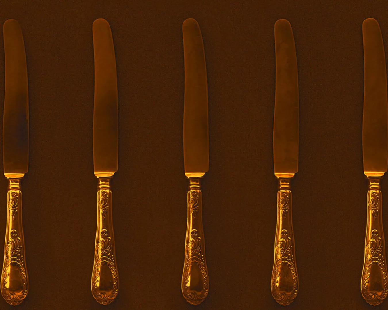Fototapete "antique Messer" 4,00x2,50 m / Glattvlies Perlmutt günstig online kaufen