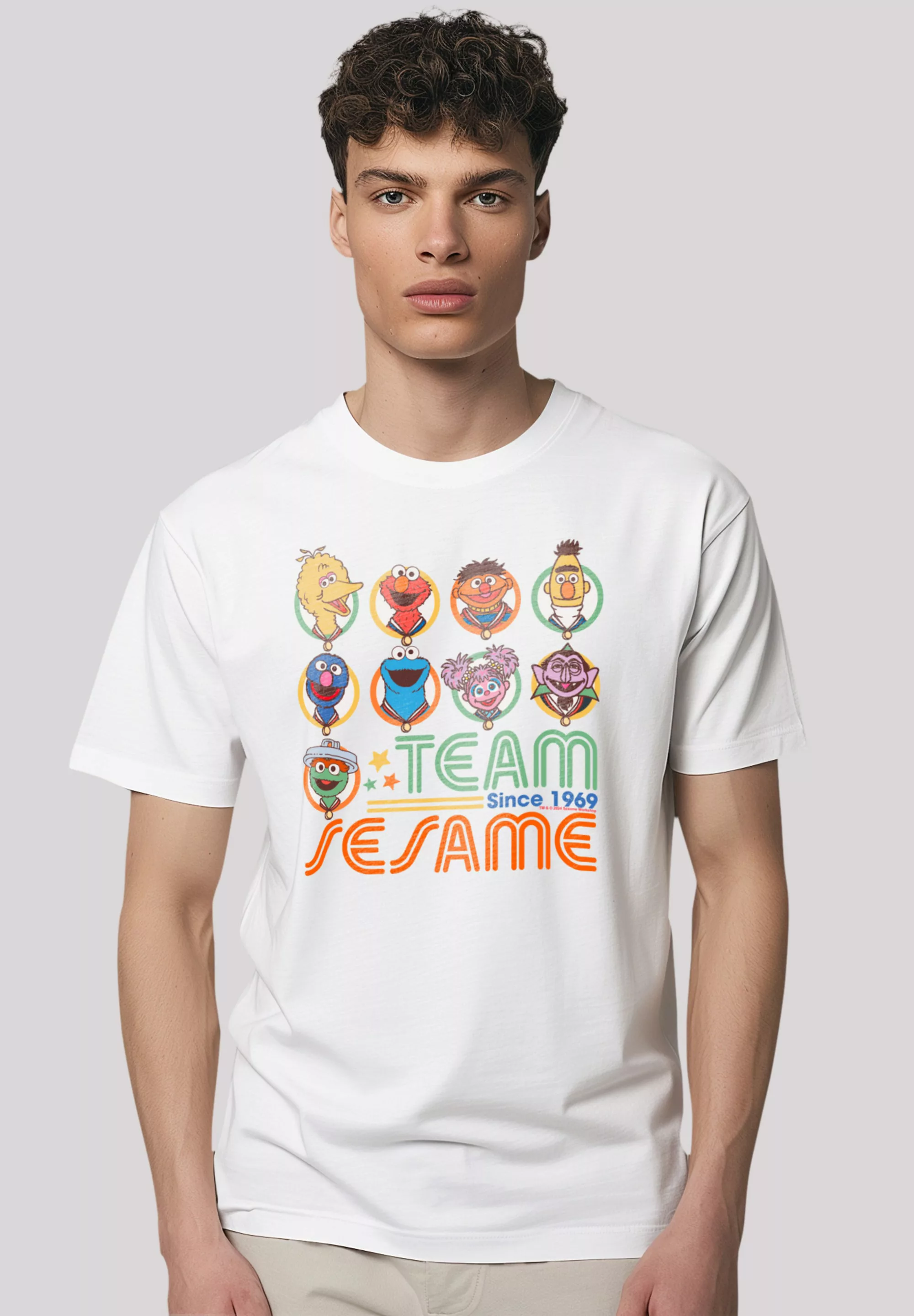 F4NT4STIC T-Shirt "Sesamstraße Team Since 1969", Premium Qualität günstig online kaufen