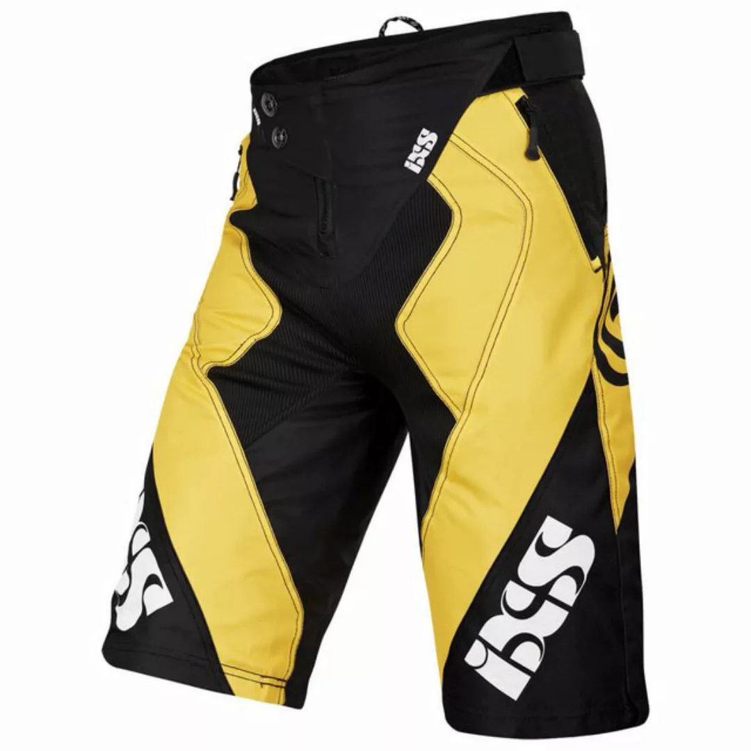 IXS Fahrradhose Vertic 6.1 DH Shorts - yellow/black günstig online kaufen