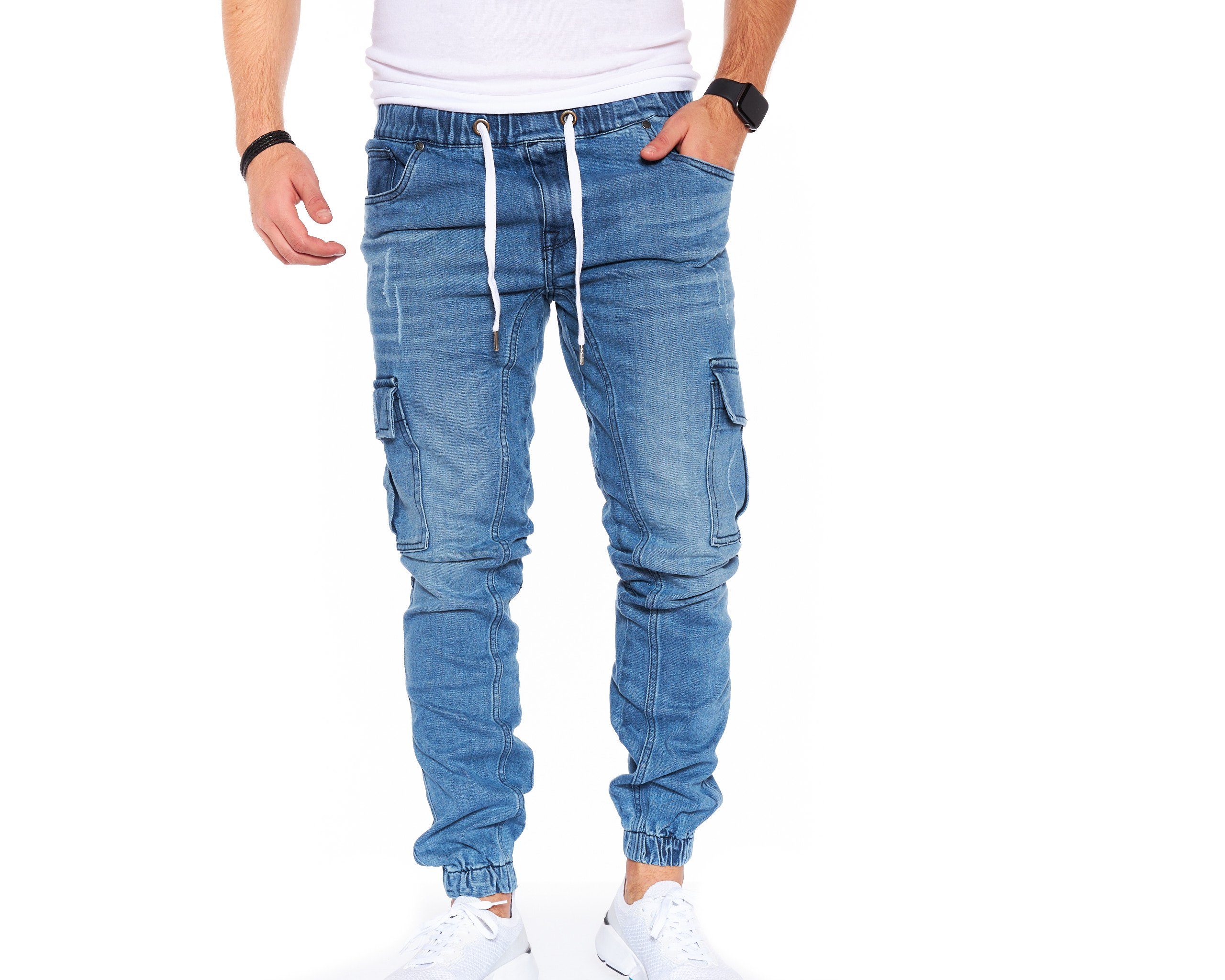 Styleko Chinohose 8004 Styleko Cargohose Herren günstig online kaufen