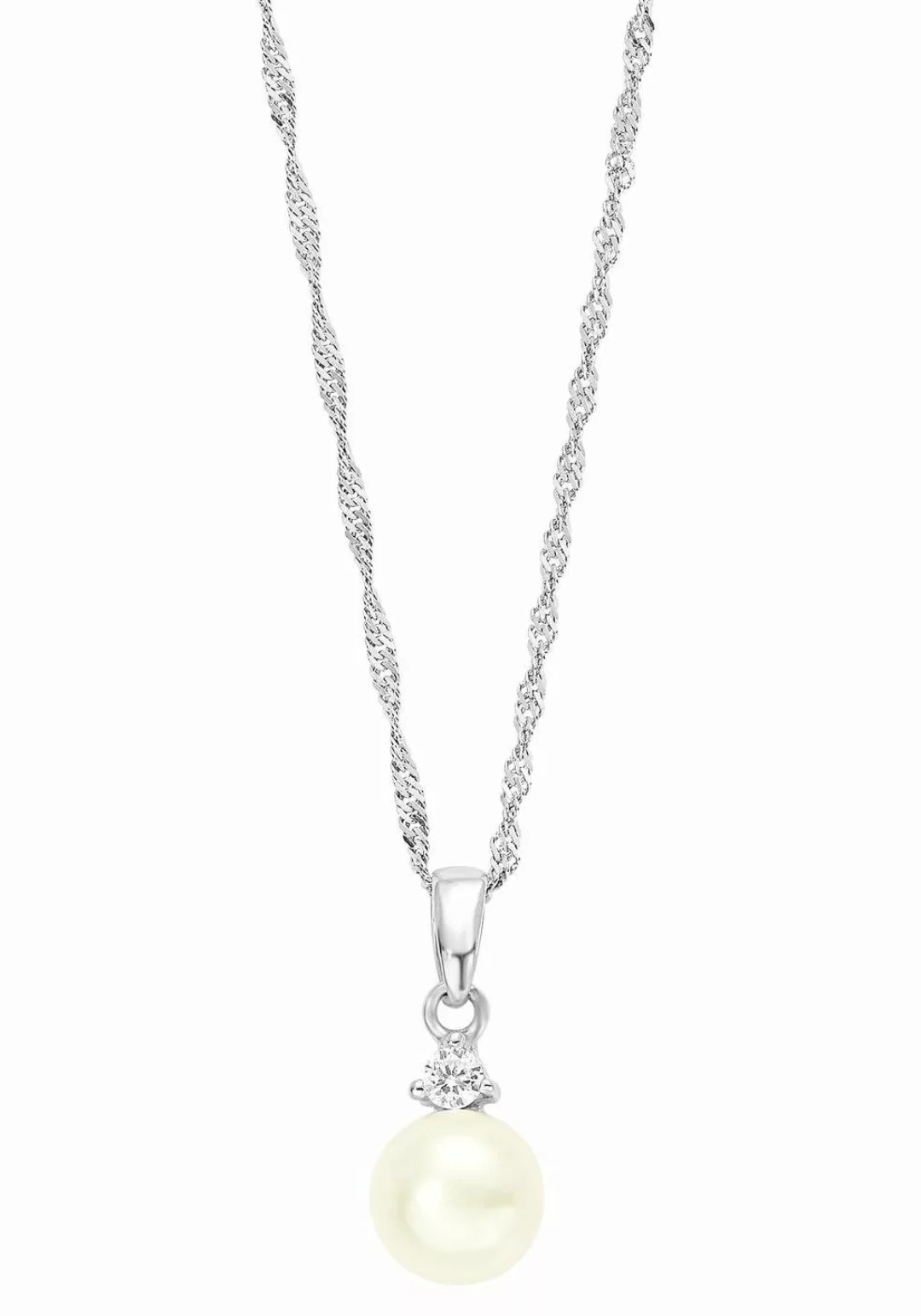 Amor Kette mit Anhänger »2012671«, mit Zirkonia und Süßwasserzuchtperle günstig online kaufen