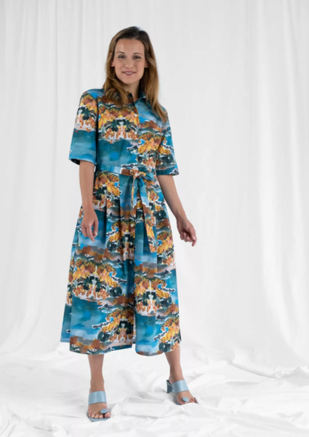 Dress Marie, Mimosa - Damenkleid Aus Bio-baumwolle günstig online kaufen