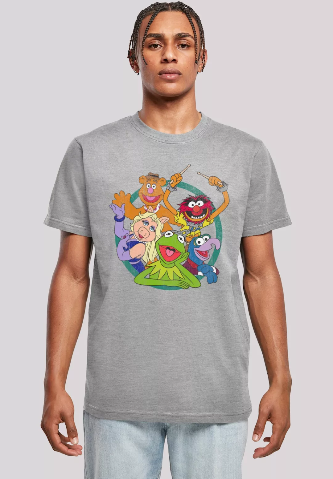 F4NT4STIC T-Shirt "Disney Die Muppets Group Circle", Print günstig online kaufen