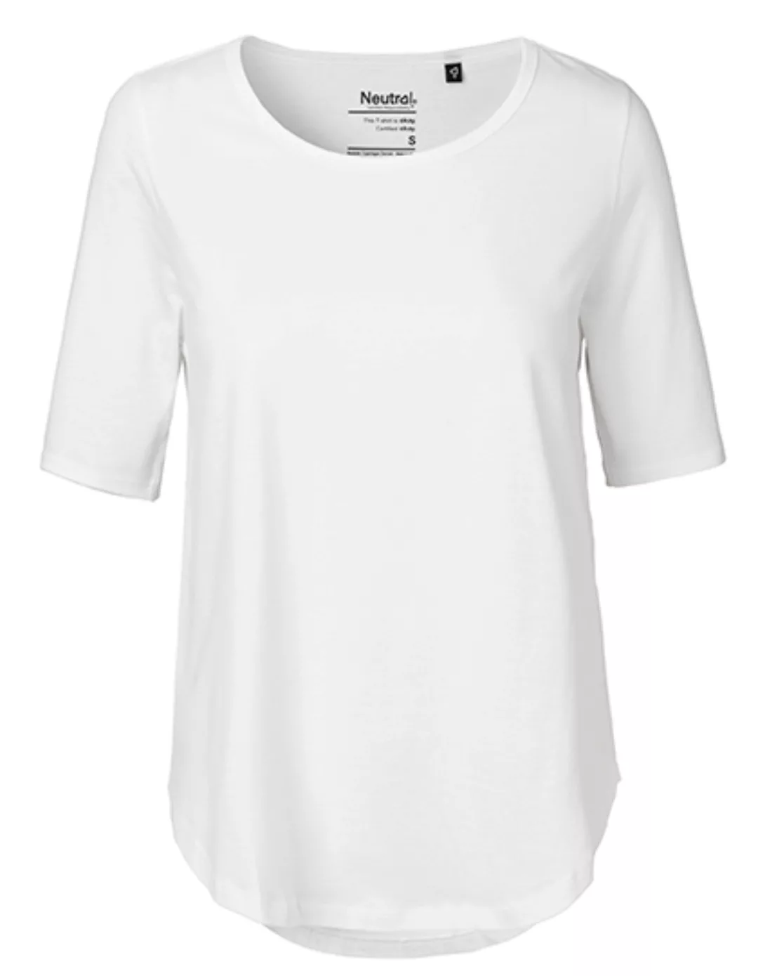 Damen T-shirt Von Neutral Bio Baumwolle Halbarm Half Sleeve günstig online kaufen