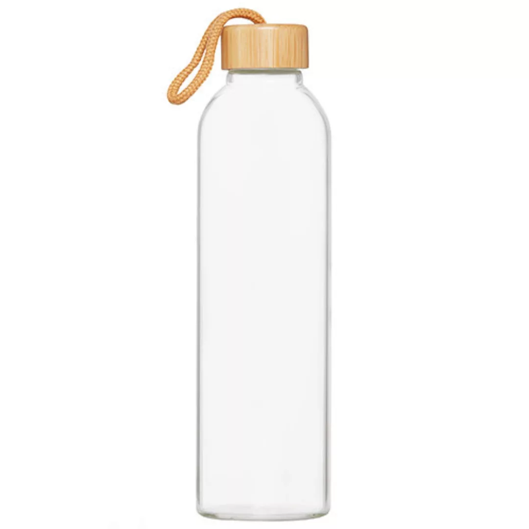 Glasflasche 1 Liter Bamboo Trinkflasche Borosilikatglas Mit Neoprentasche günstig online kaufen