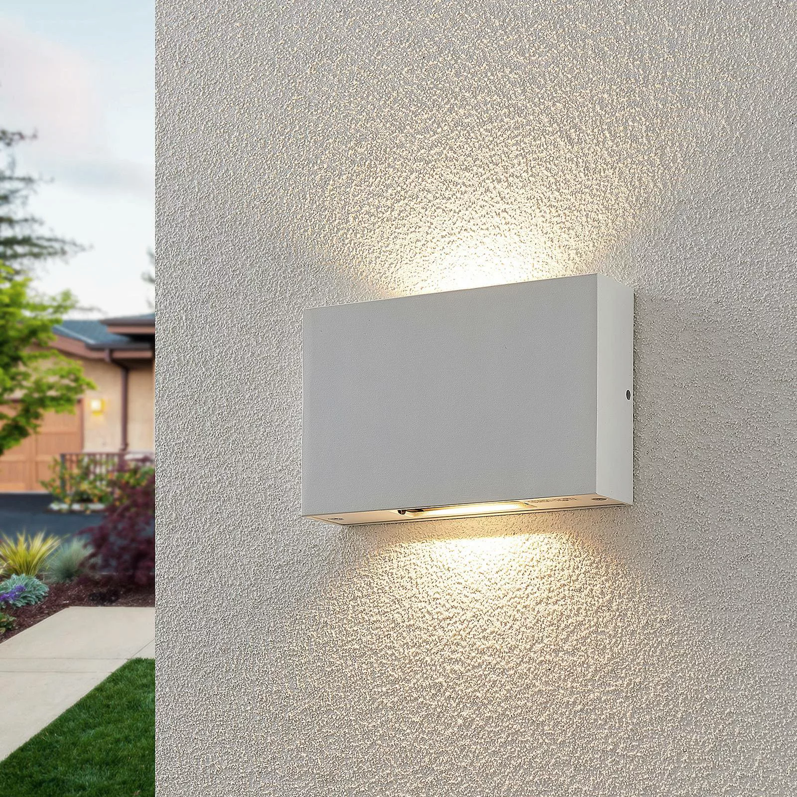 LED-Außenwandleuchte Katla aus Aluminium günstig online kaufen